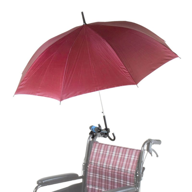 Umbrella mounts for wheelchair