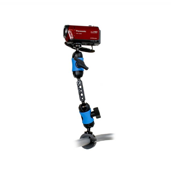 KM-211  輪椅管夾配雙魔術關節相機支架