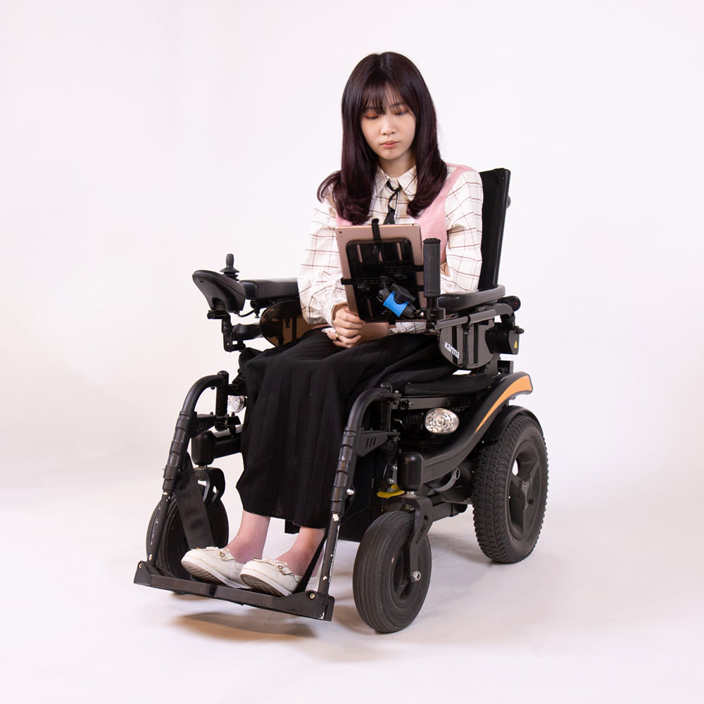 KM-201 Power wheelchair tablet holder