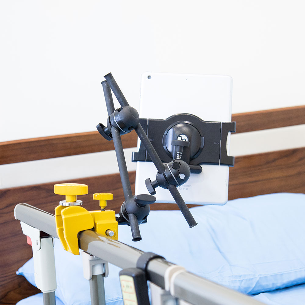 KM-716 iPad hospital bed mount
