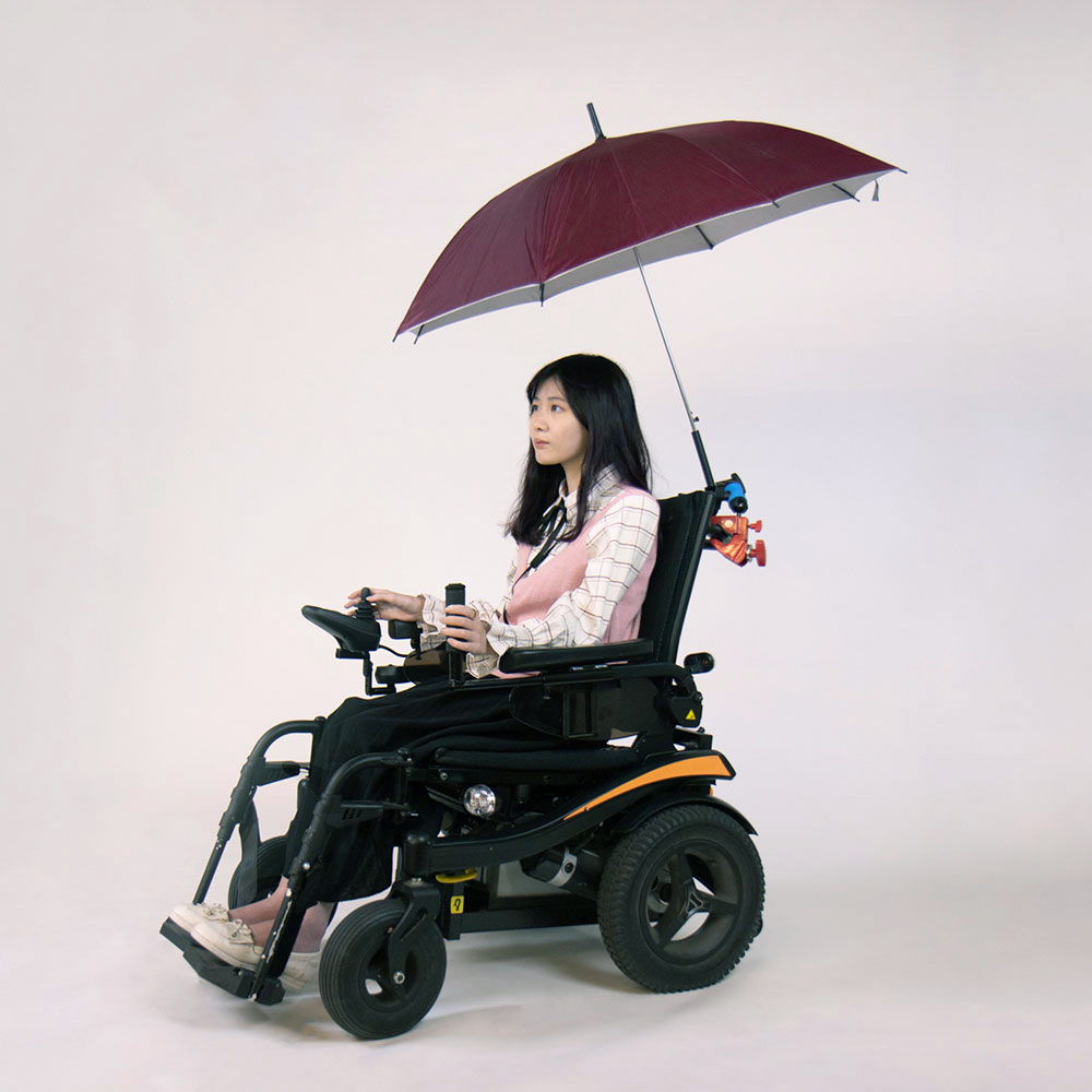 KM-719  Umbrella for electric wheelchair